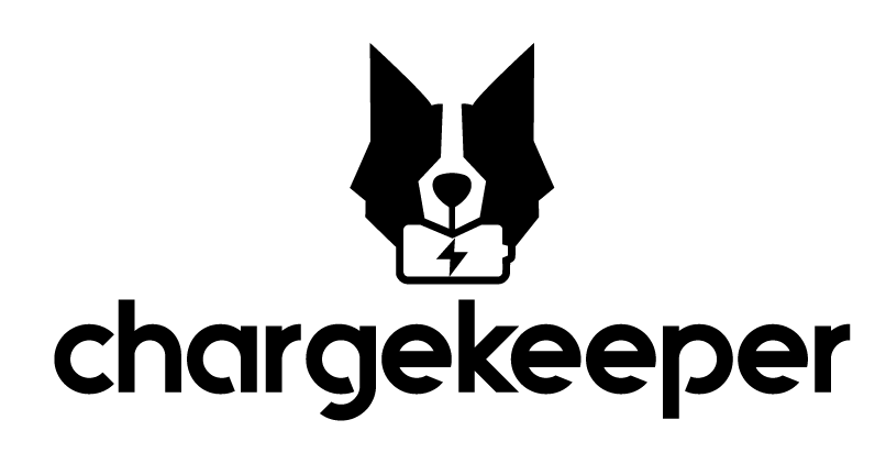 Logo Chargekeeper verticale nero
